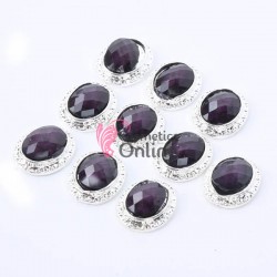 Decoratiuni 3D Metalice 049 Medalion RD cu Piatra 